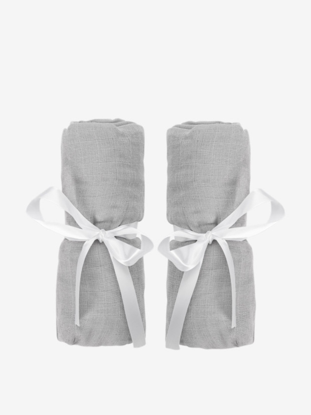 Newton Baby Bassinet Extra Sheet 2-Pack - Light Gray